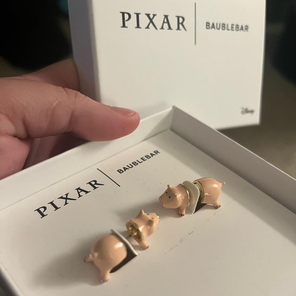 BaubleBar Disney Pixar Toy Story Ham Earrings